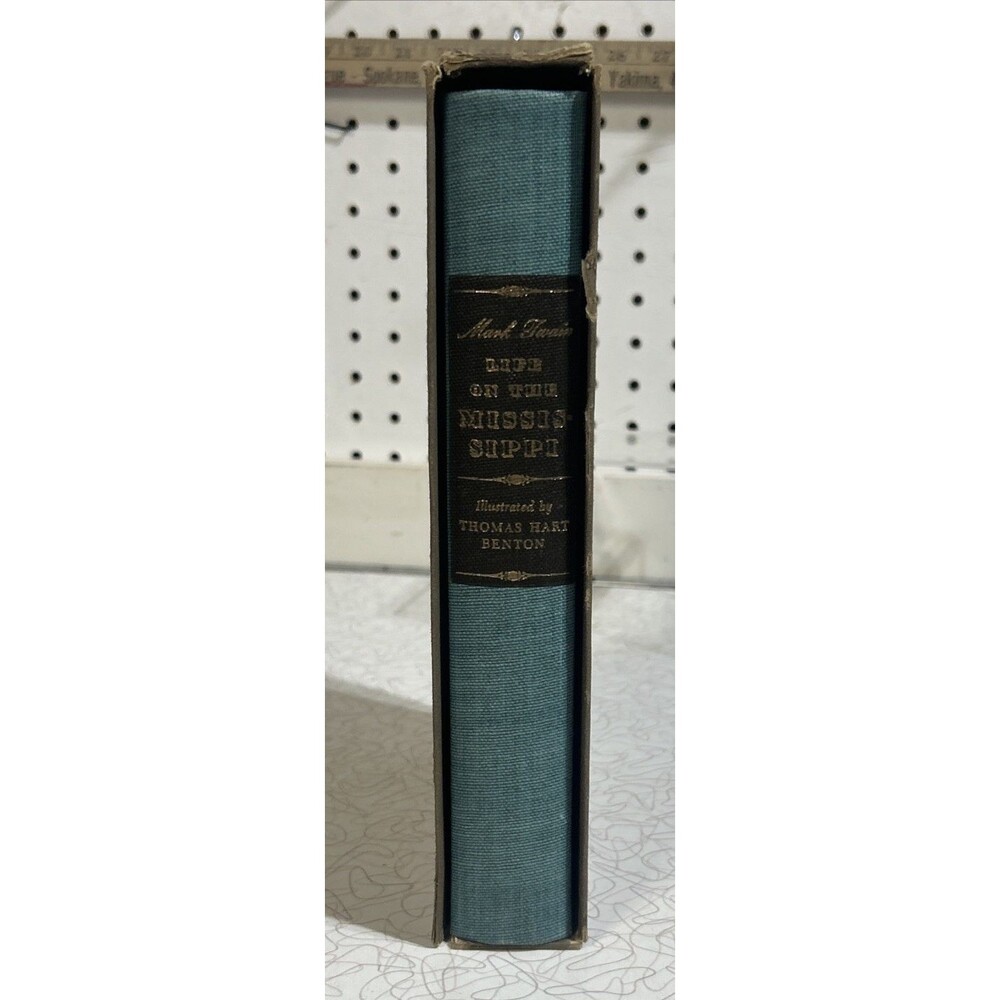 1944 - Mark Twain Life on the Mississippi - The Heritage Press - Picture 8 of 8